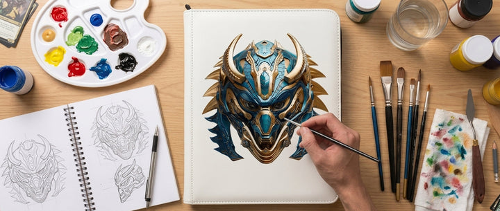 The Ultimate Guide to DIY Hand-Painted Blank TCG Binders